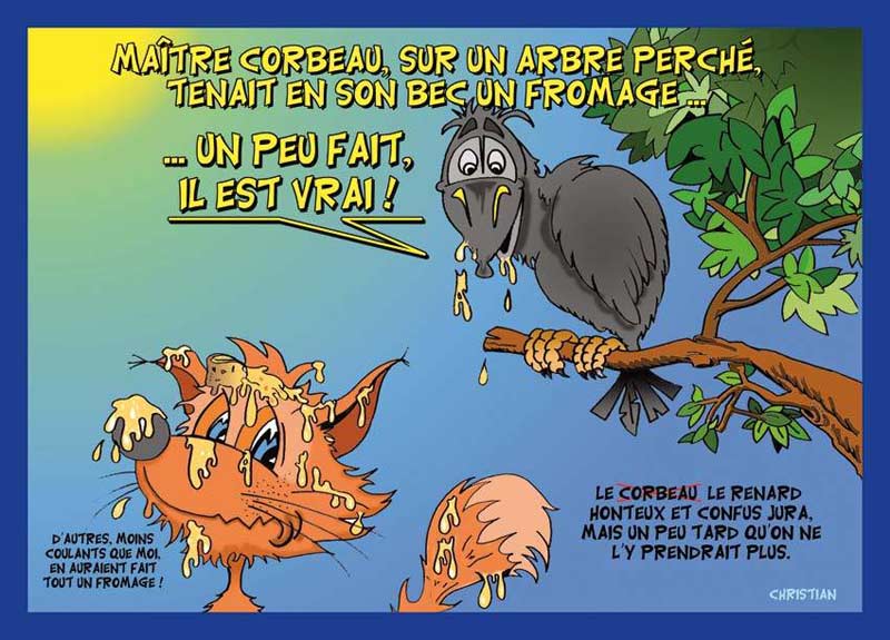 Dessin De Presse Les Actu Fabulations 3 Le Corbeau Et Le Renard
