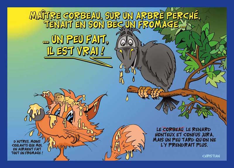 Dessin De Presse Les Actu Fabulations 3 Le Corbeau Et Le Renard