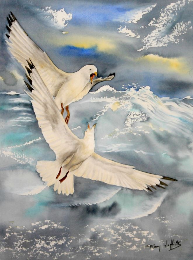 Tableau MOTS d'AMOUR de Fanny Laffitte