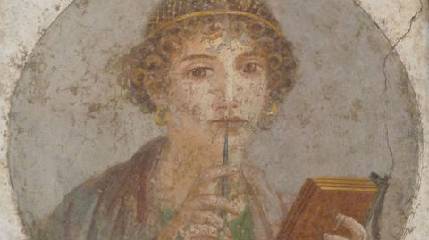 Fresque Pompéi. Photo © Virginie Dubreuil