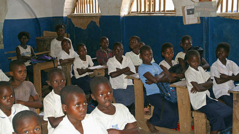 Ecole rurale en RDC. Photo (c) Ken Wiegand