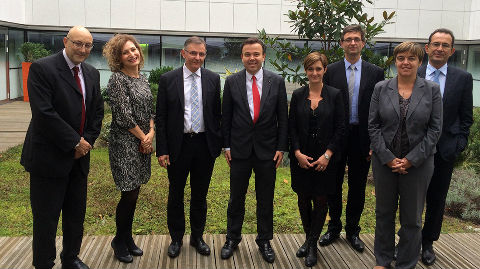 La délégation monégasque à l'UNEDIC. photo courtoisie (c) DR