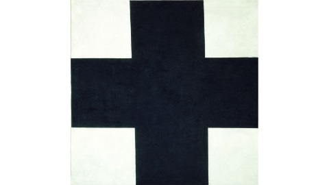 La Croix noire de Malevitch. Cliquez ici pour accéder au site du Grimaldi Forum