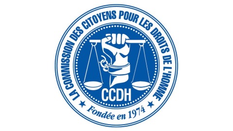Logo de la CCDH*. Cliquez ici pour accéder au site