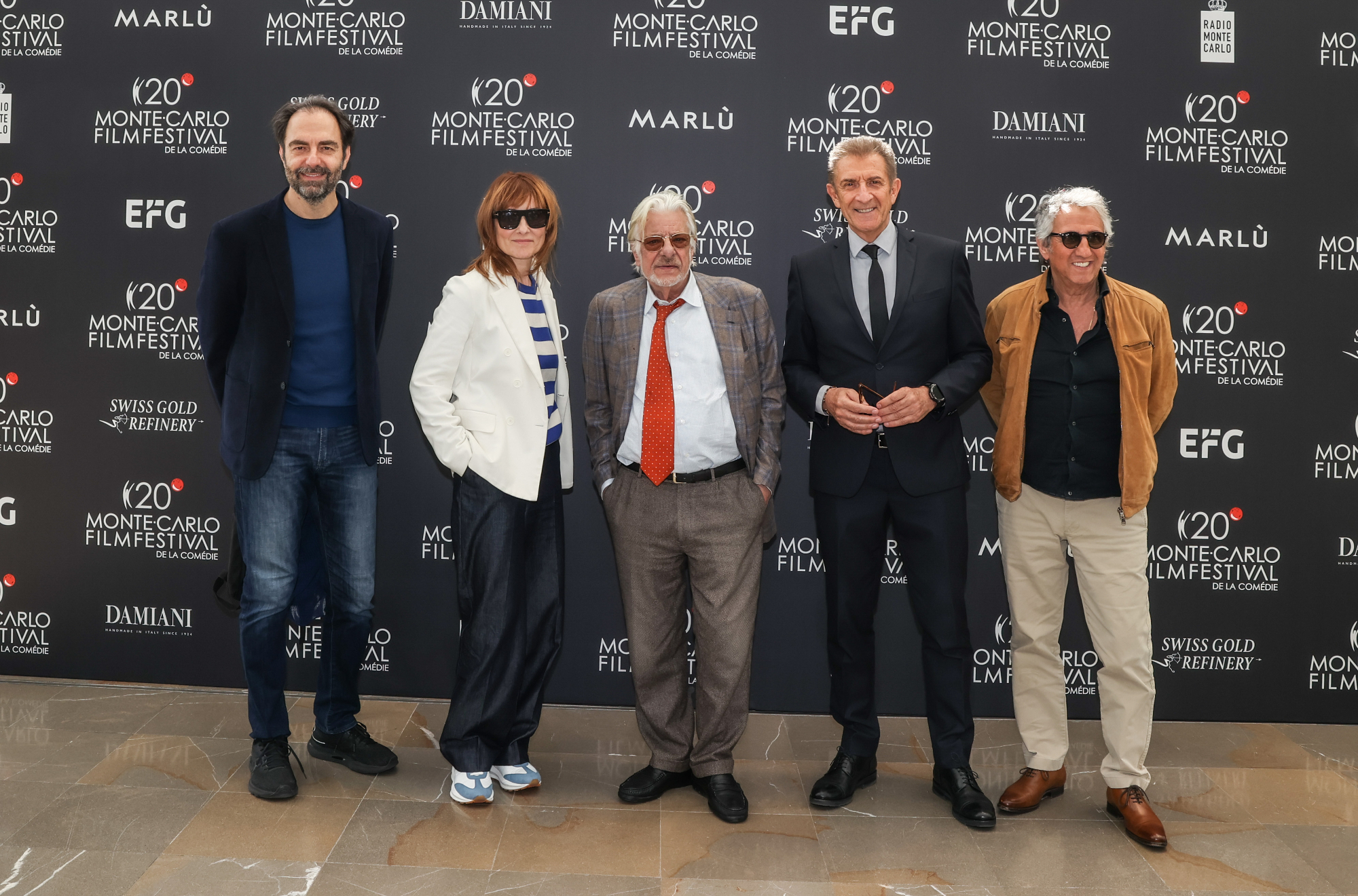 La 20e édition de Monte-Carlo Film Festival de la Comédie. Jury with Ezio Greggio. (c) MCFF MEDIA RELATIONS Monaco.