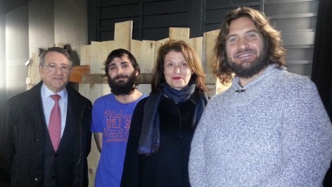 Paul Masseron, Christophe Gerbaudo, Isabelle Bonnal et Nicolas Sadirac. Photo (c) DR