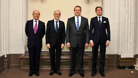 S.E. Don Ramón de Miguel y Egea, Ambassadeur Extraordinaire et Plénipotentiaire du Royaume d’Espagne, M. José Badia, Conseiller de Gouvernement pour les Relations Extérieures et la Coopération, S.E. M. Marco Tulio Chicas Sosa, Ambassadeur Extraordinaire et Plénipotentiaire de la République du Guatemala et S.E. M. Anguel Hristov Tcholakov, Ambassadeur Extraordinaire et Plénipotentiaire de la République de Bulgarie. Photo (c) CDP