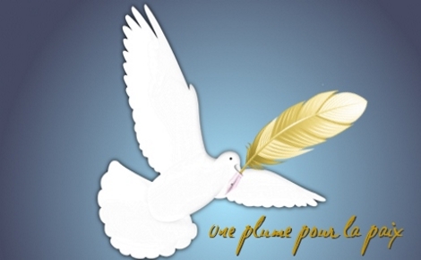 Cliquez ici pour utiliser votre plume pour la paix!
