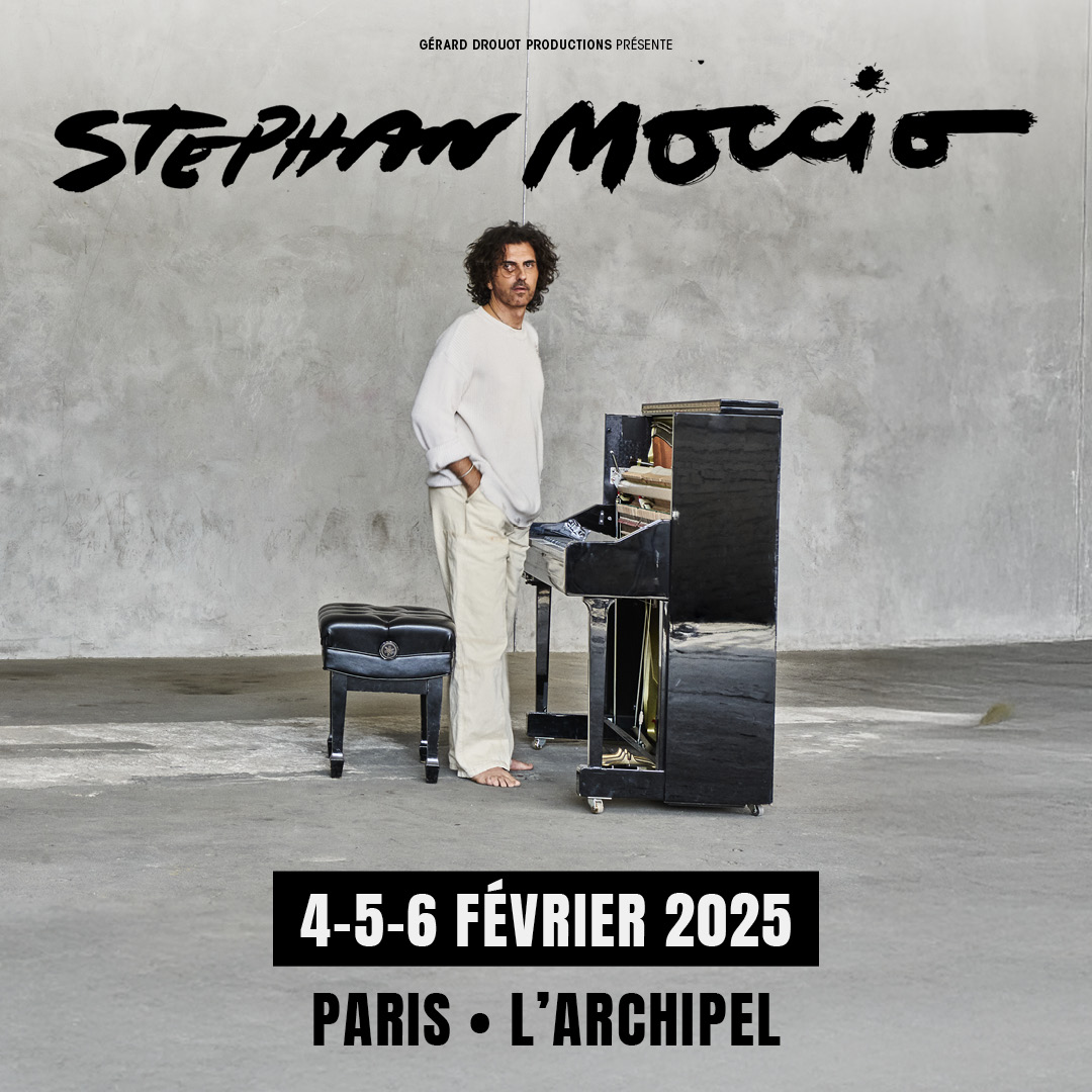 Stephan Moccio à Paris à l’Archipel en concert les 4, 5 et 6 février 2025