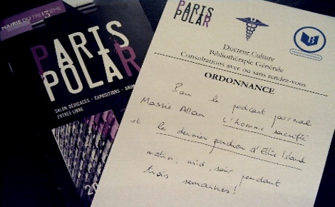 L'ordonnance prescrite aux lecteurs du Podcast Journal par les bibliothécaires. Photo © LLF