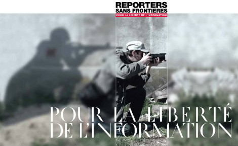 Cliquez ici pour accéder au site de Reporters sans frontières. Photo © RSF