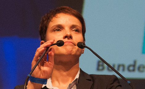 La présidente de l'AFD Frauke Petry. Photo (c) Olaf Kosinsky