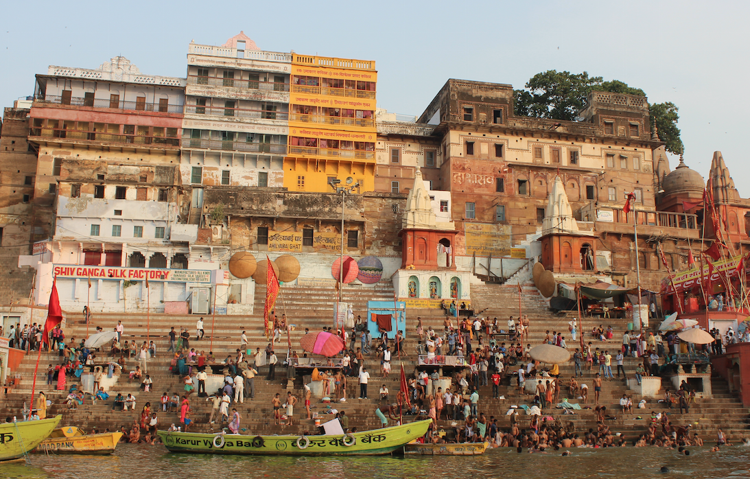 Les bords du Gange à Varanasi (c) Laetitia Fromenteau