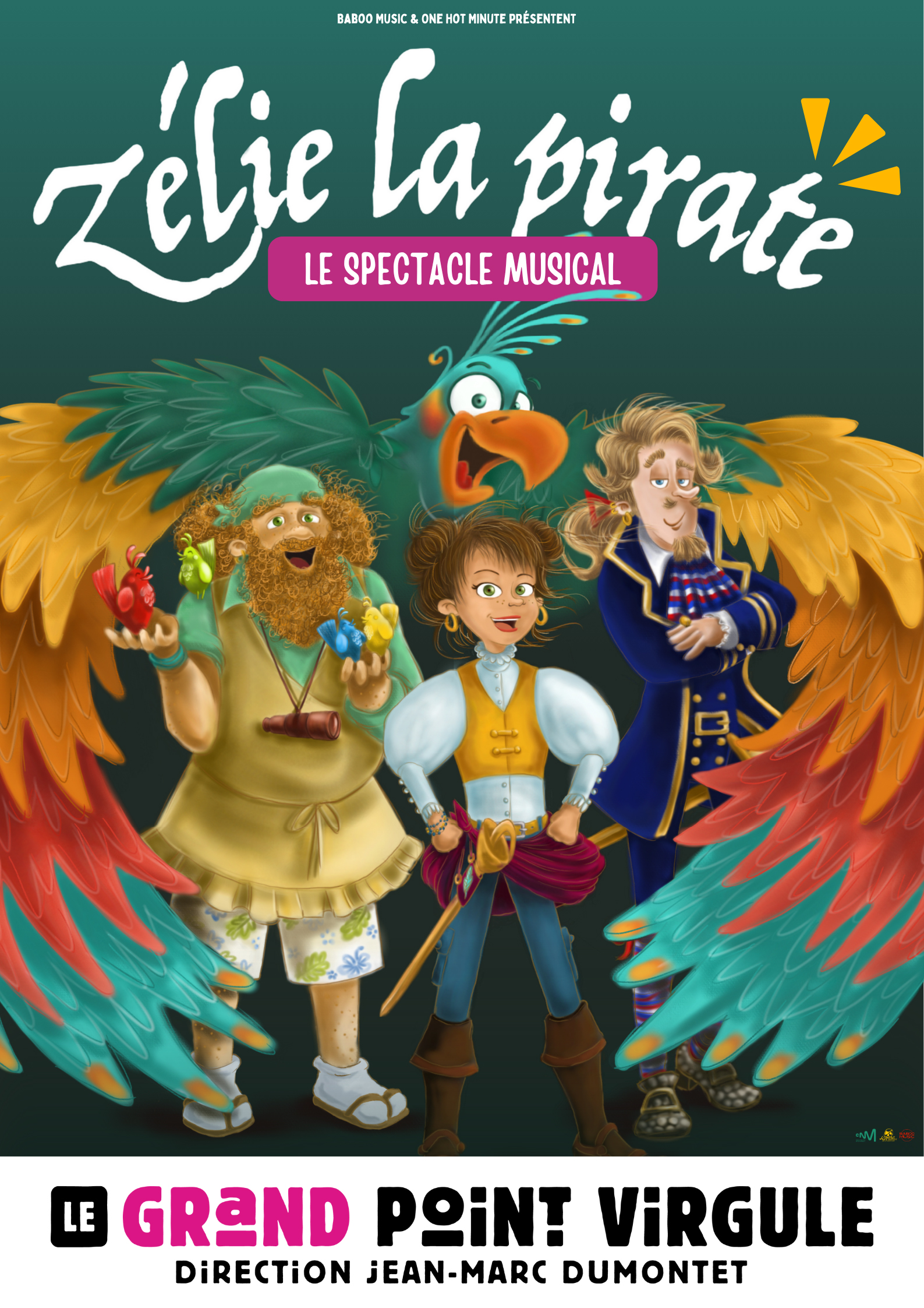 Zélie La Pirate au Grand Point Virgule, un spectacle pour les petits et les grands