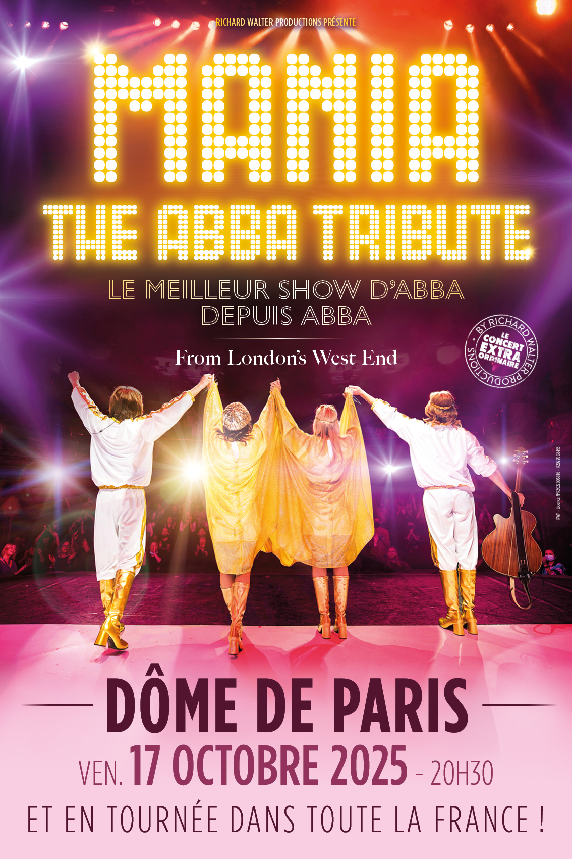 MANIA, le spectacle ABBA arrive au Dôme de Paris le 17 octobre 2025