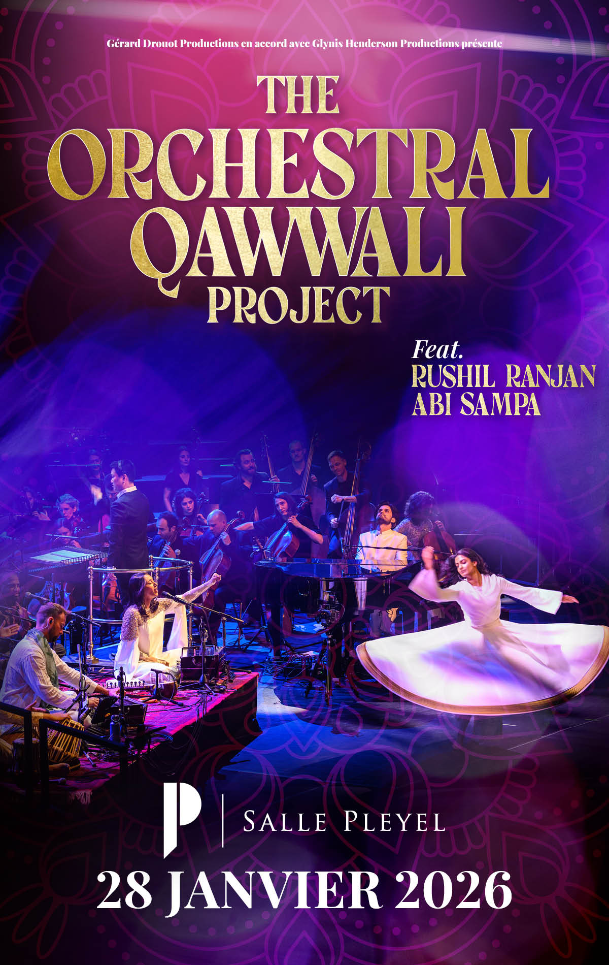 The Orchestral Qawwali Project à réserver à la Salle Pleyel le 28 janvier 2026 !