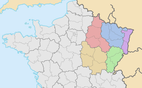 La région française Grand Est. Illustration (c) Bayo