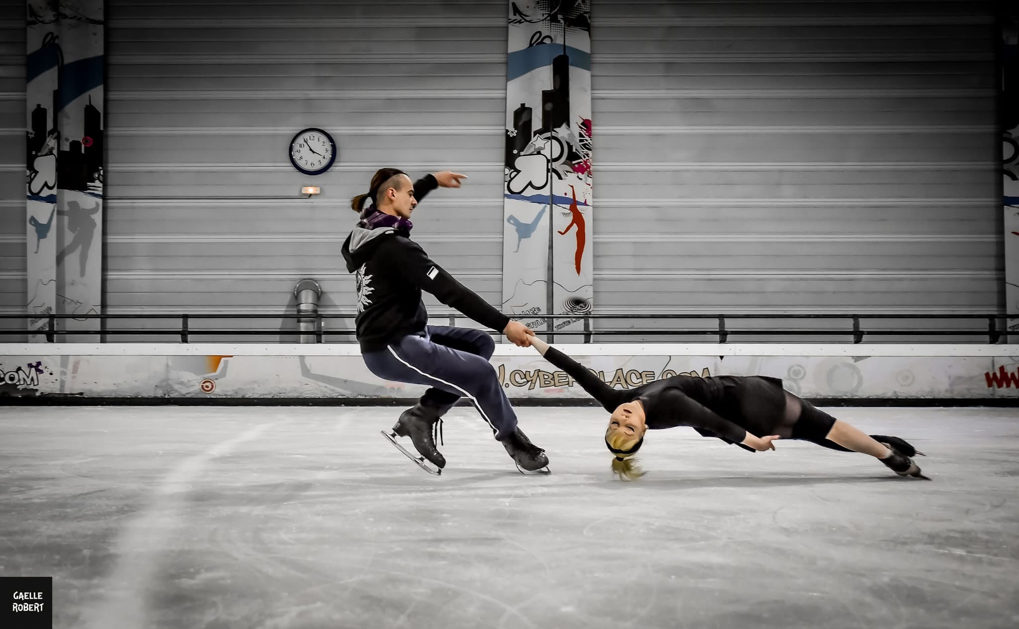 From Childhood to Pair Figure Skating. @sarahaerial.ice and Ratibor Shirokov "Death Spiral" (c) Gaelle Robert