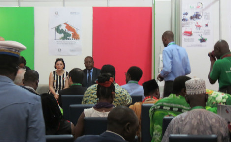 Conférence sur le développemet des filières à la Chambre d'agriculture. Photo (c) Florence Esther