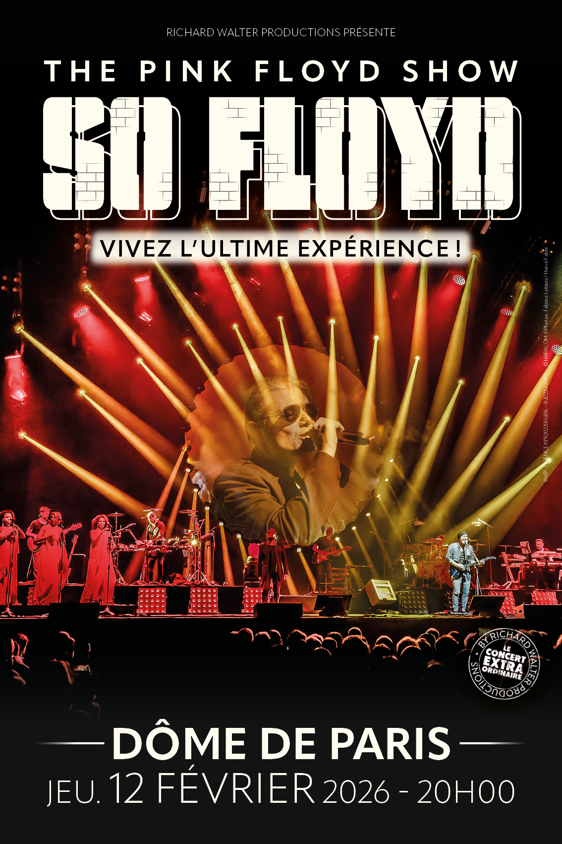So Floyd en tournée Pink Floyd et au Dôme de Paris le 12 février 2026