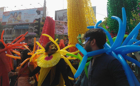 Marche "arc-en-ciel" organisée à Dacca en 2015. Photo (c) Nahid Sultan.