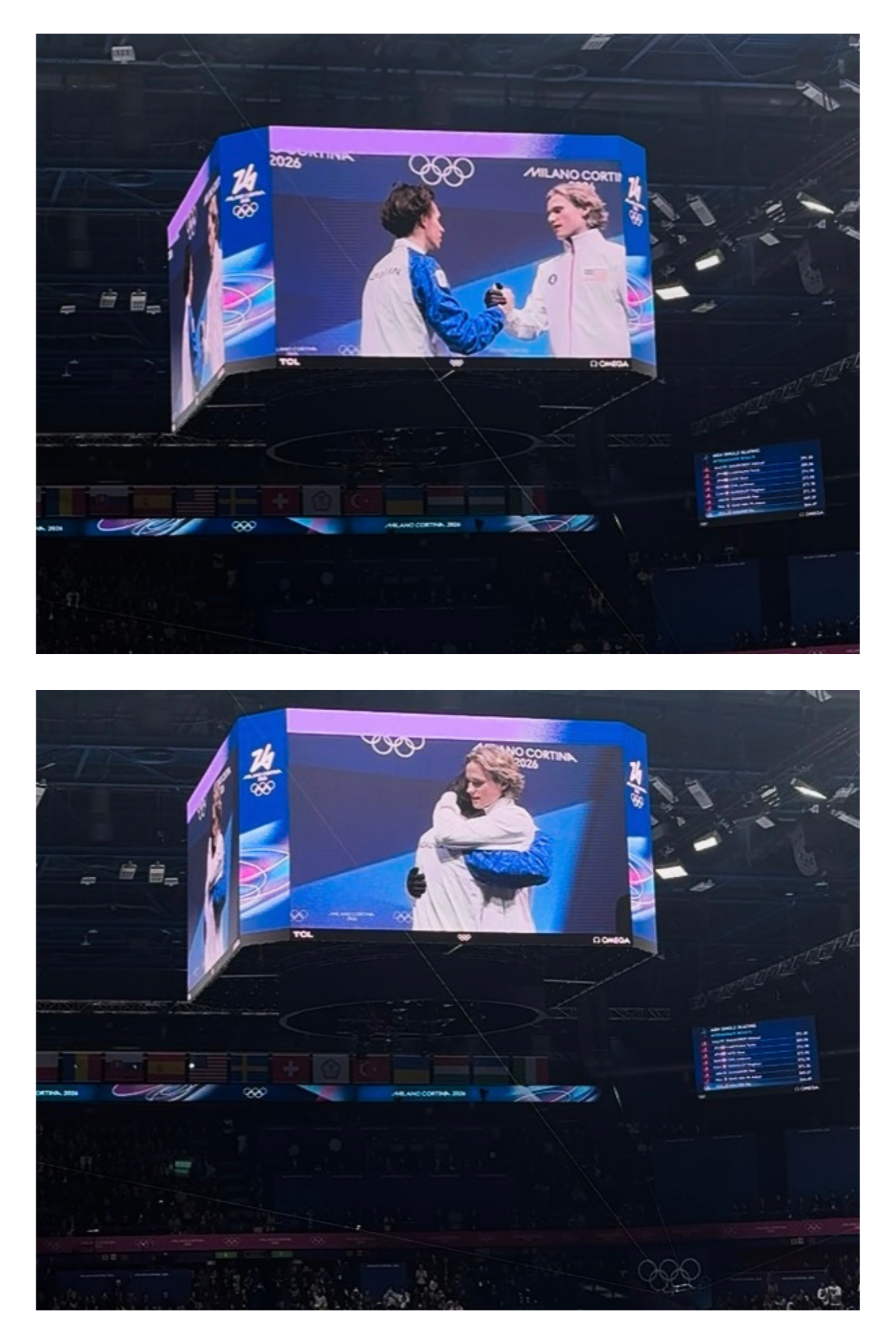 Ilia and Mikhail, an example of sportsmanship. (c) Sarah B