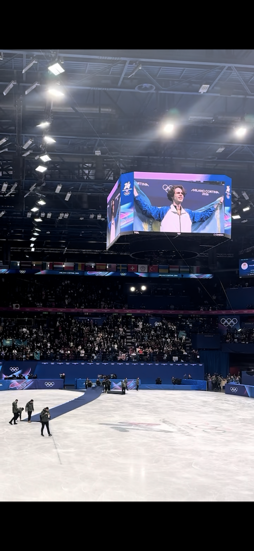 Shaidorov not only made history as Kazakhstan’s first Olympic champion in men’s figure skating, he also carried forward a legacy shaped by Denis Ten. (c) Sarah B