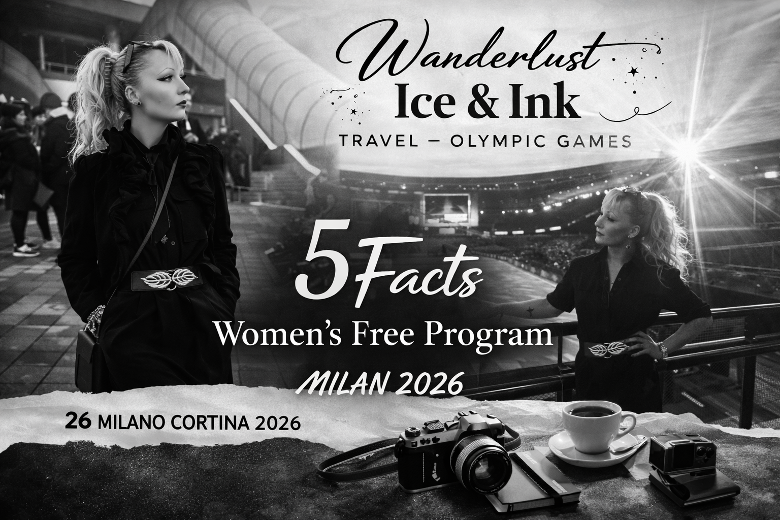 Wanderlust Ice & Ink — Travel: Milano Olympic Games, Five Facts from the Figure Skating Women’s Free Skate and Alysa Liu’s Alysa Liu’s Golden Joy. (c) Sarah B
