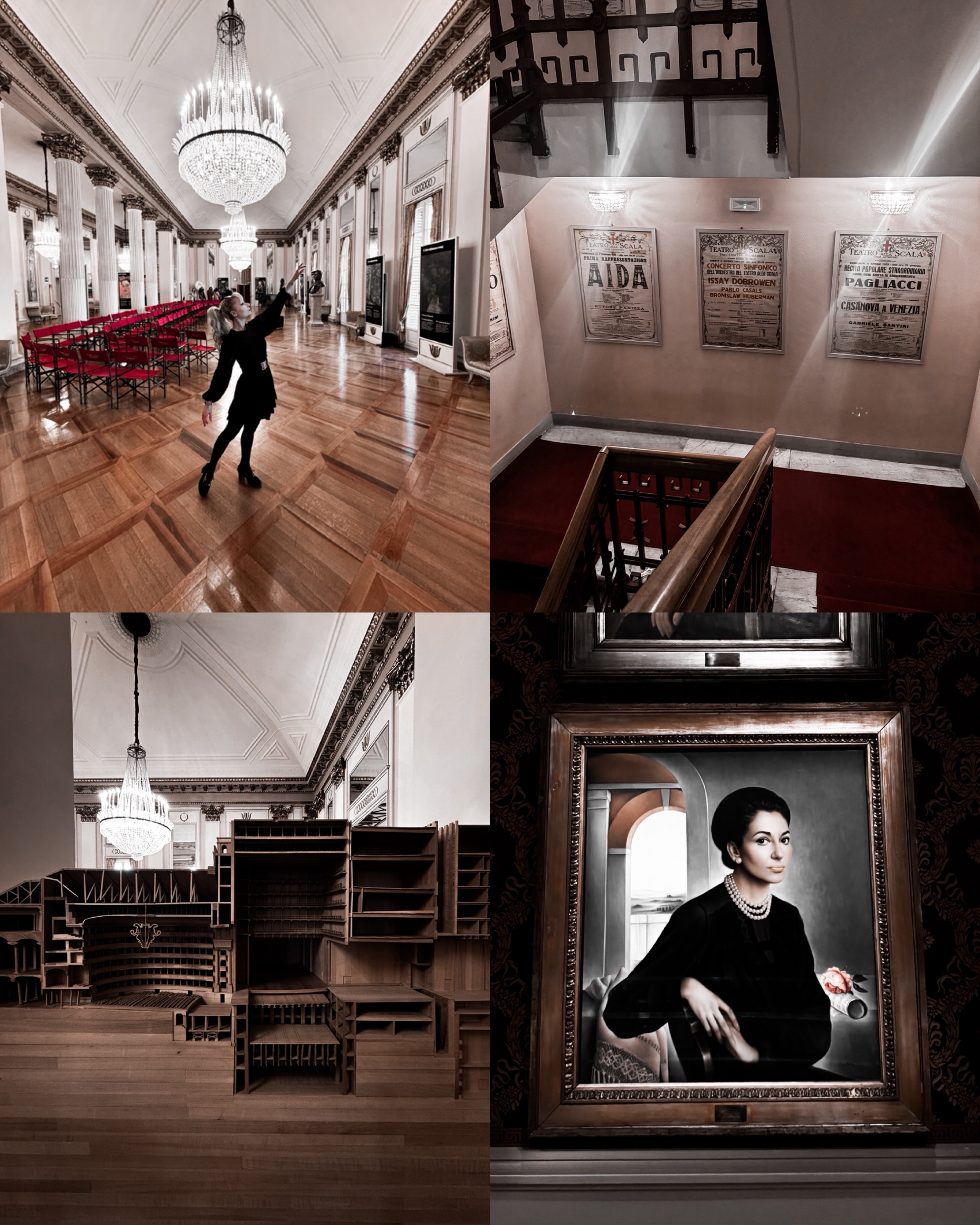 One of the most legendary figures ever associated with Teatro alla Scala is undoubtedly the soprano Maria Callas, whose career became deeply intertwined with the history of the theater during the twentieth century. (c) Sarah B