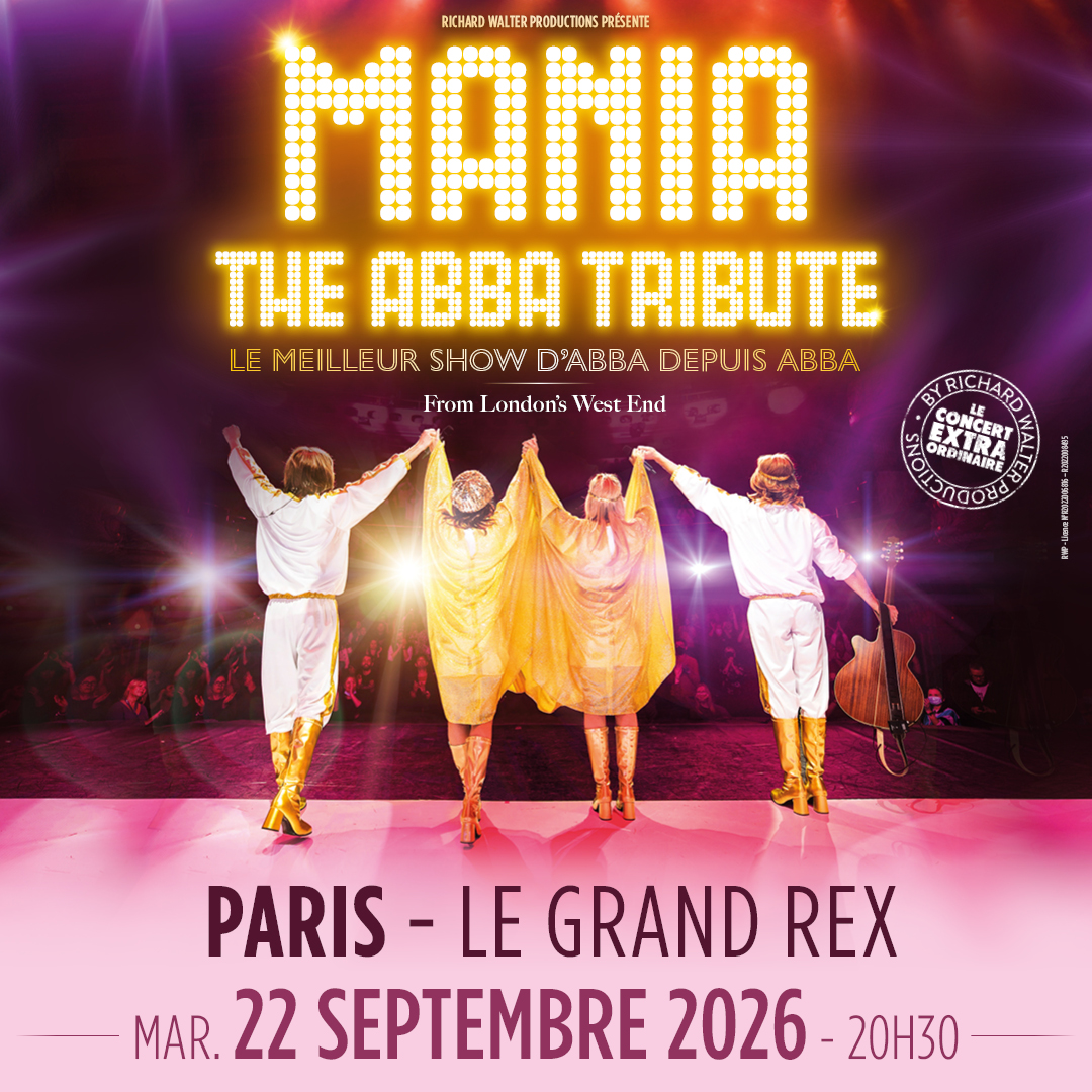 Mania, the Abba Tribute revient en tournée et à Paris le 22 septembre 2026