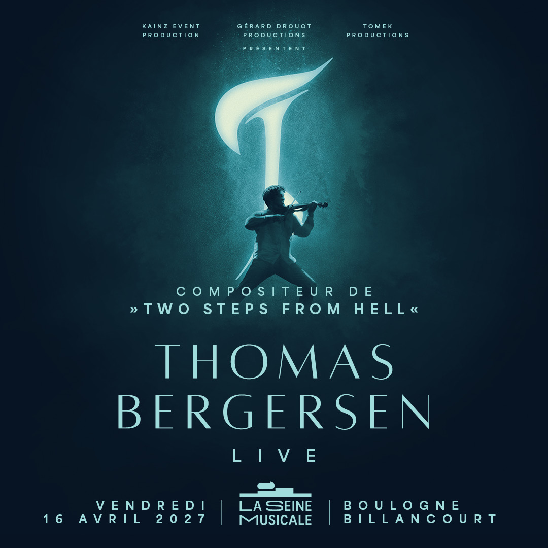 Thomas Bergersen en live à Paris à La Seine Musicale à Paris le 16 avril 2027