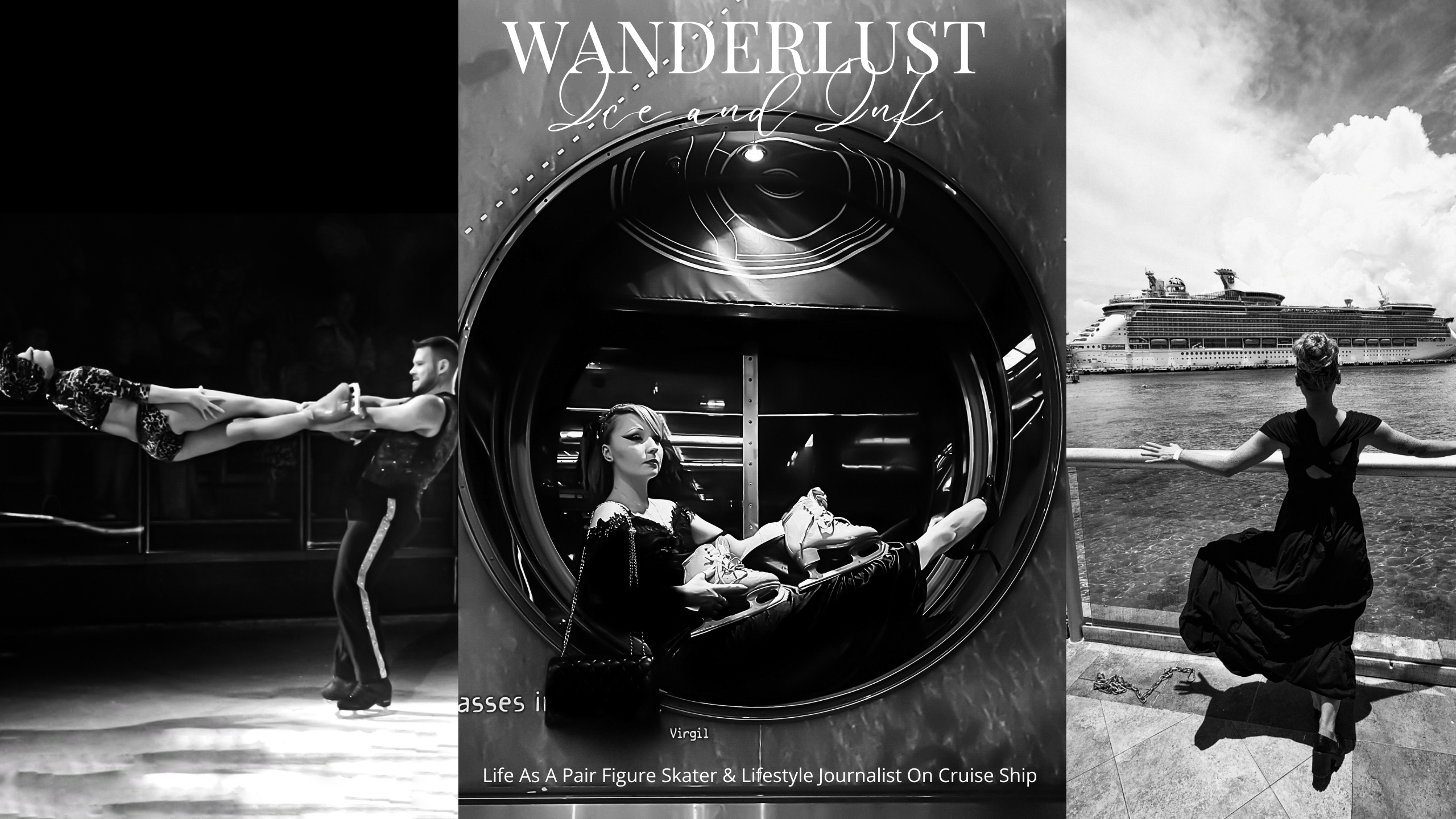 Wanderlust Ice & Ink: Life On Board as a Pair Figure Skater and Performer on a Cruise Ship. (c) Sarah B.
