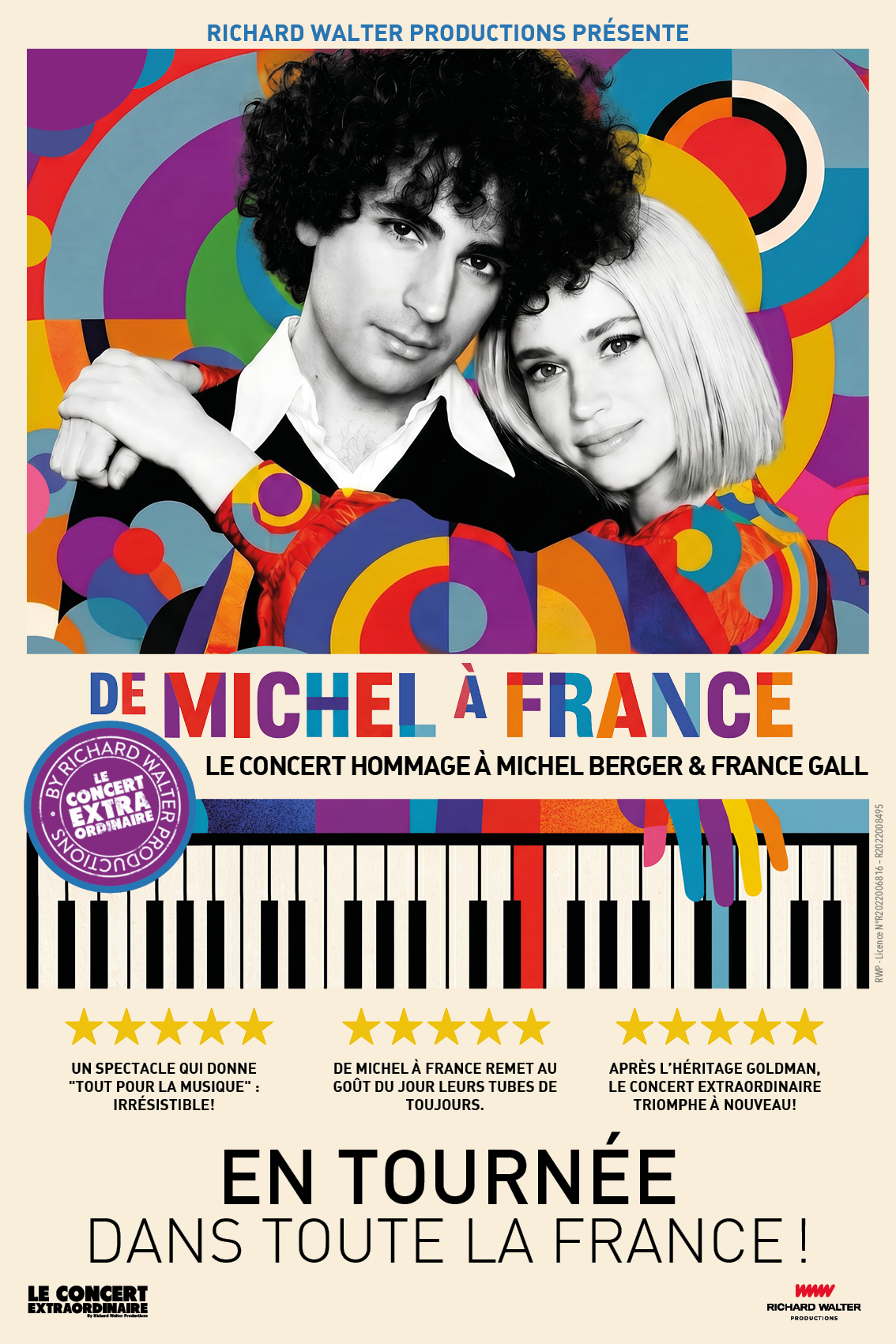 De Michel Berger à France Gall, le spectacle hommage en tournée en 2027 et à la Seine Musicale