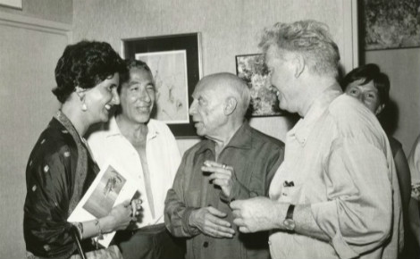 Picasso en 1962. Photo (c) Fritz Schueller