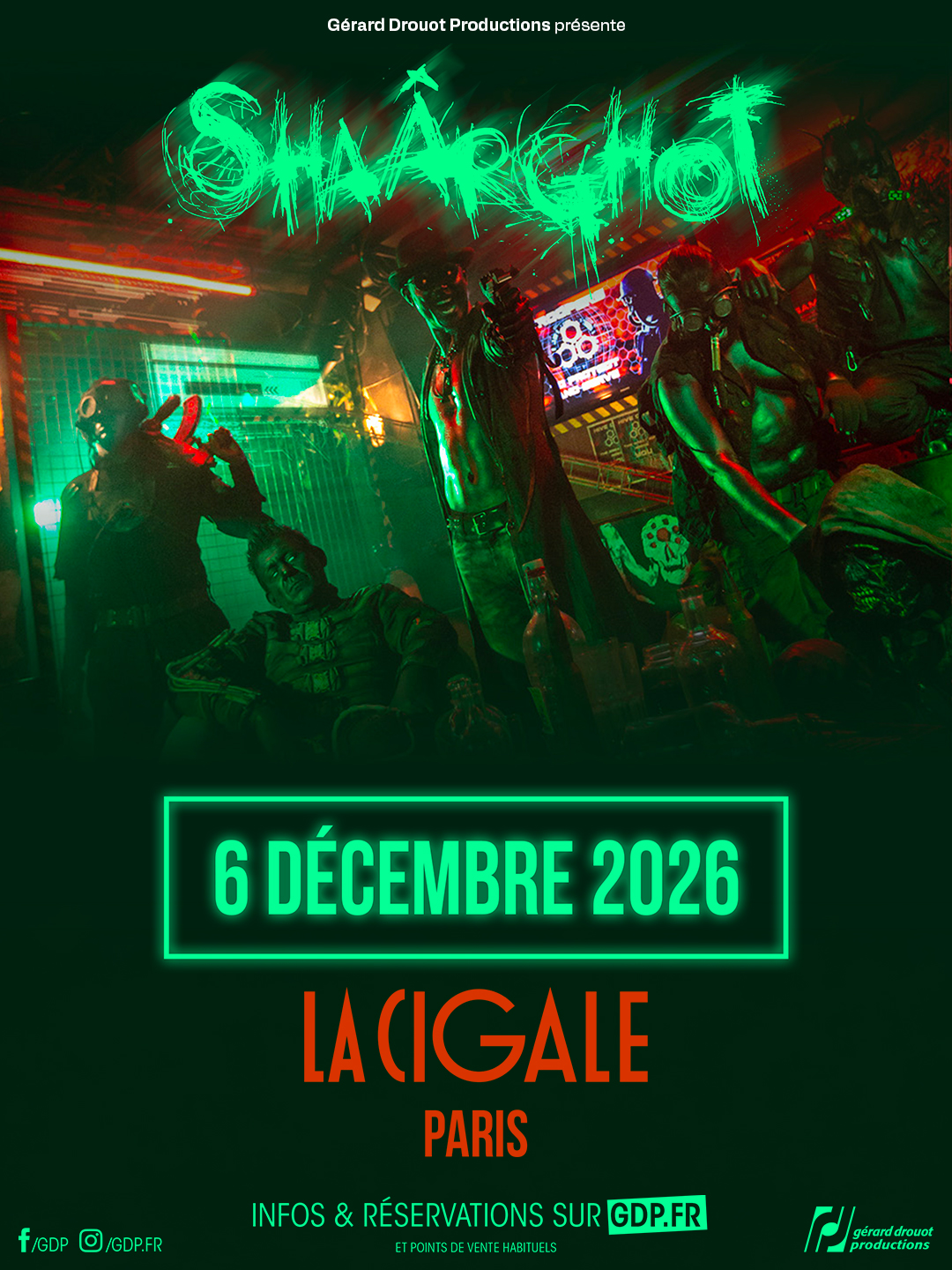 Shaârghot en concert à La Cigale et en tournée française 2026