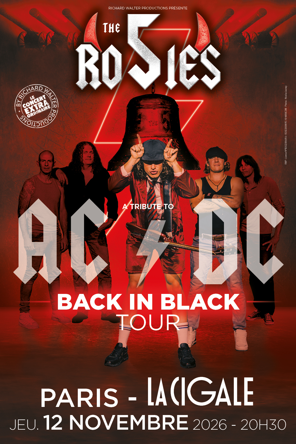 The 5 Rosies : AC/DC à l’honneur à La Cigale et partout en France