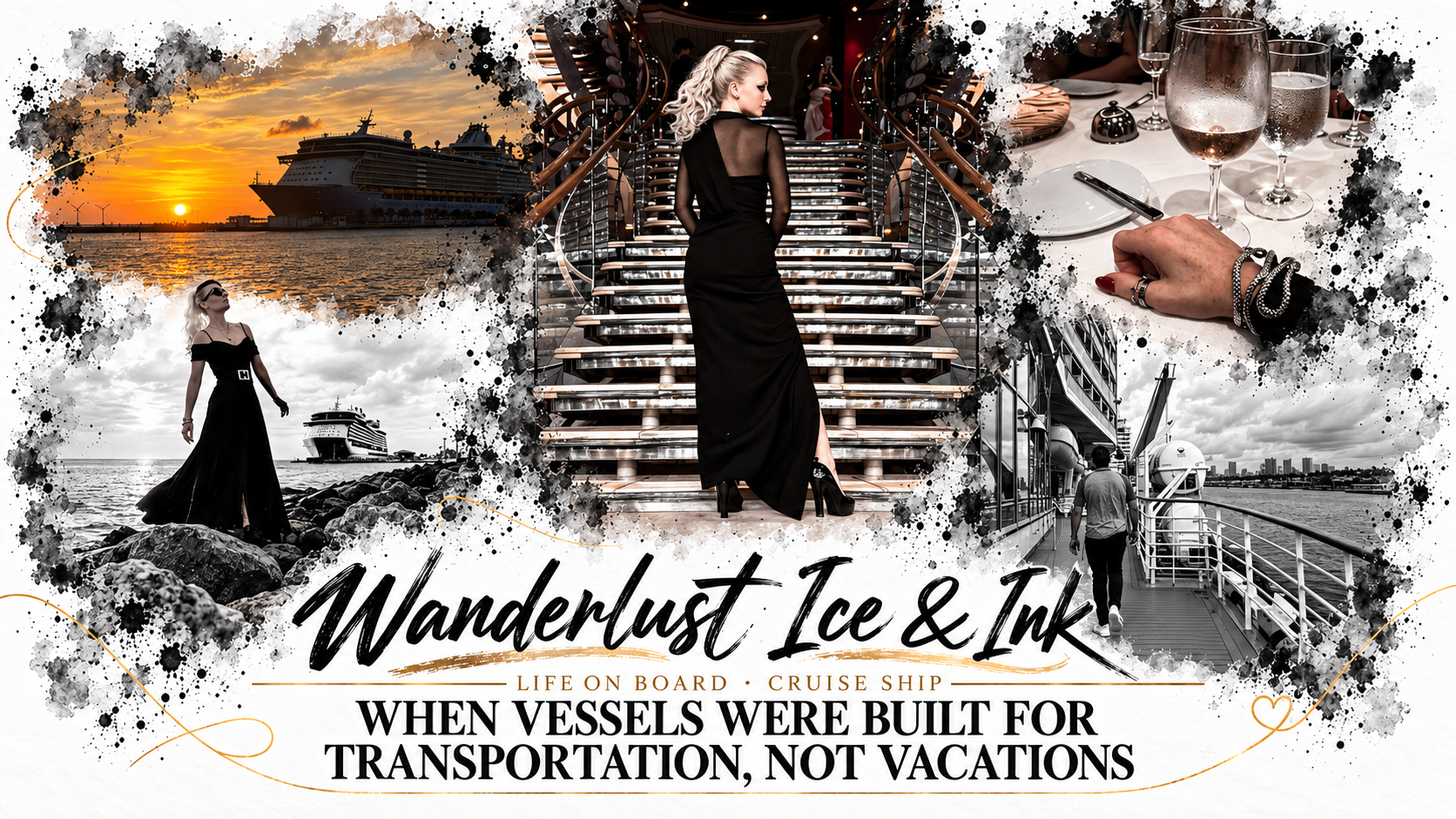 Wanderlust Ice & Ink — Life On Board Cruise Ship: When Vessels Were Built for Transportation, Not Vacations. (c) @sarahaerial.ice