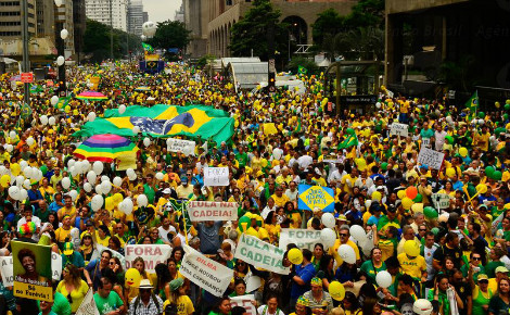 Manifestation à Sao Paulo. Photo (c) Rovena Rosa / Agência Brasil