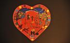 Cœurs en 3 D par « Le Peintre des Cinq continents »