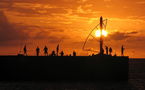 L'IMAGE DU JOUR: Coucher de Soleil à Saint Gilles les Bains
