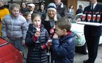 Journée Monégasque des Nez Rouges 2010: Les FIAT 500 d'époque à Monaco pour Les enfants de Frankie