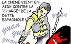 DESSIN DE PRESSE: La Chine vient en aide à l'Espagne