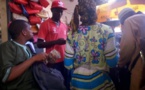 Les commerçants rabatteurs au marché de Madina