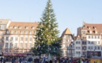Strasbourg: le sapin de Noël est arrivé!