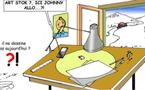 DESSIN DE PRESSE: Johnny ne lâche pas le morceau