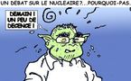DESSIN DE PRESSE: Débat sur le nucléaire