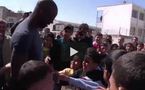 Lilian Thuram avec les enfants palestiniens