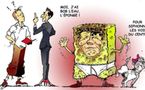 DESSIN DE PRESSE - Obama craint Bob l'éponge