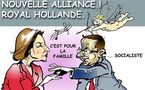 DESSIN DE PRESSE: Royal-Hollande, la nouvelle histoire d'amour