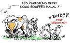 DESSIN DE PRESSE: Les parisiens sont-ils au régime halal?